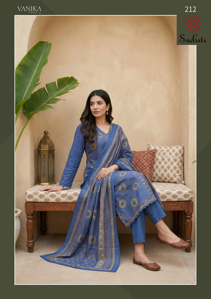 Vanika Sudriti Sahiba Cotton Lawn Pant Style Suits Manufacturer