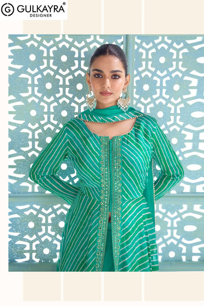 Vanilla Gulkayra Designer Chinnon Readymade Suits Wholesaler India