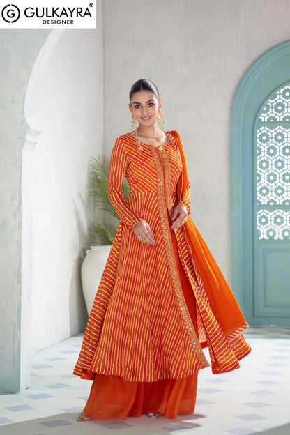 Vanilla Gulkayra Designer Chinnon Readymade Suits Wholesaler India