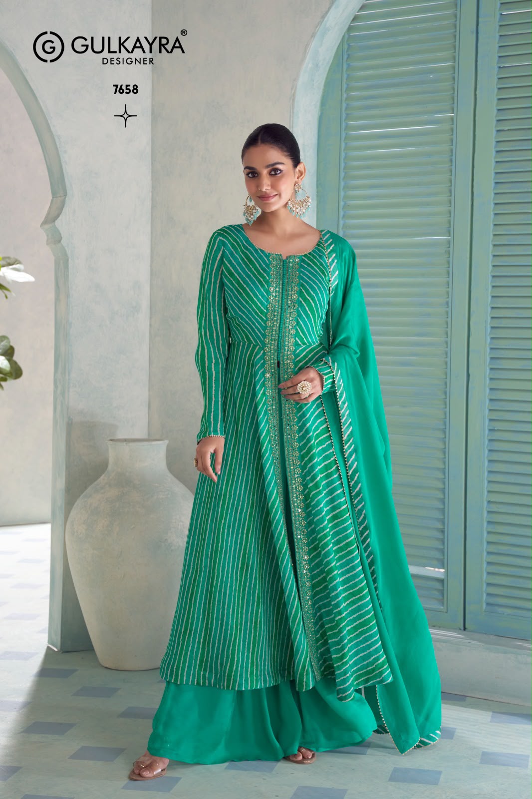 Vanilla Gulkayra Designer Chinnon Readymade Suits Wholesaler India