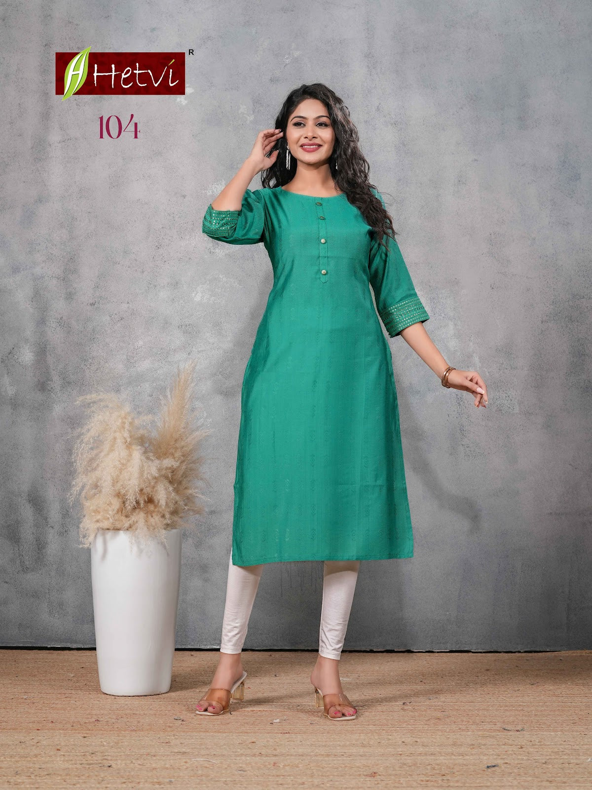 Vanisha Hetvi Dobby Straight Cut Kurtis Supplier India