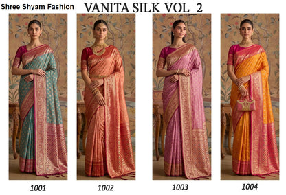 Vanita Silk Vol 2 Shree Shyam Fashion Silk Sarees Supplier Ahmedabad
