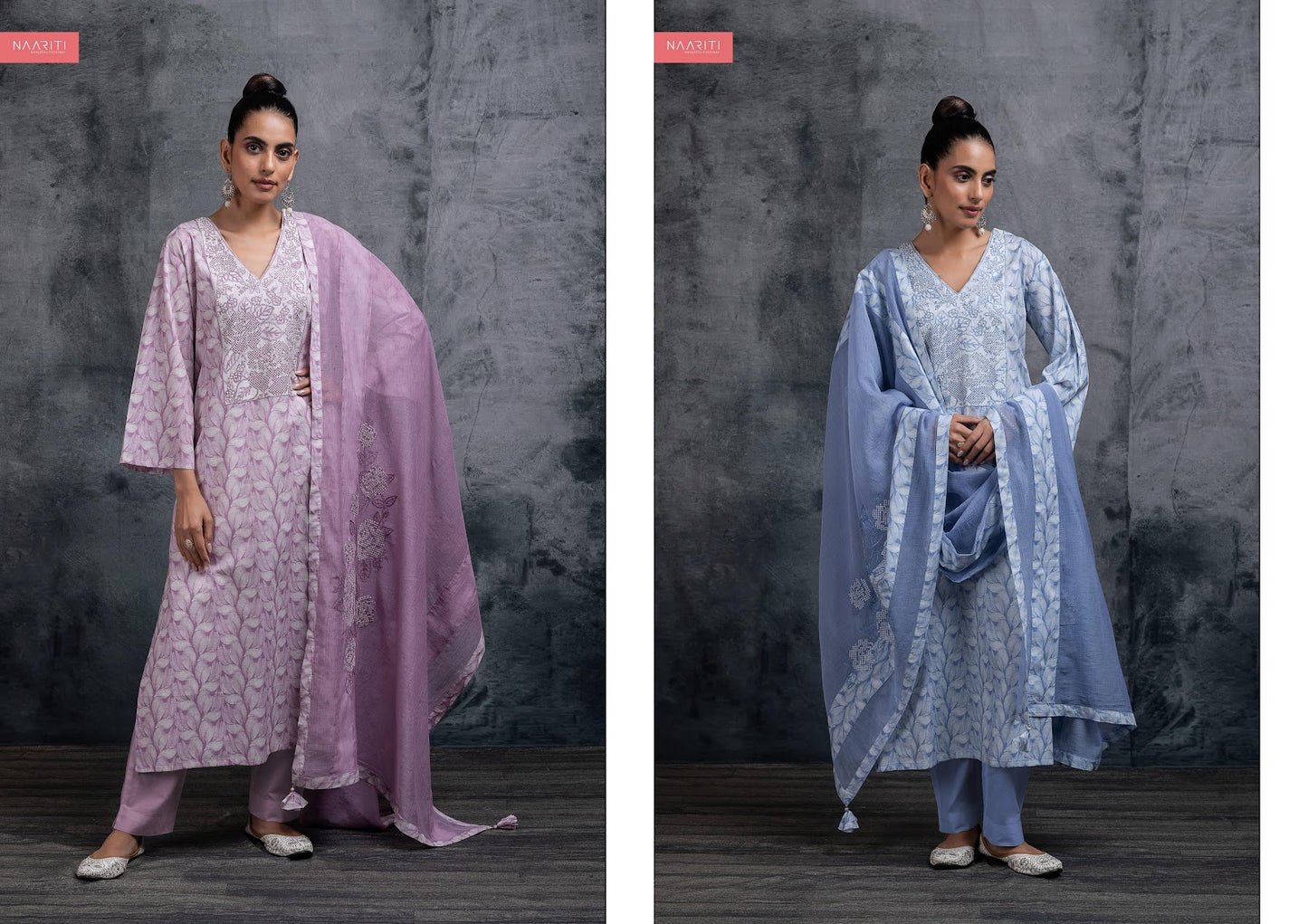 Vanka Naariti Cotton Pant Style Suits Manufacturer Ahmedabad