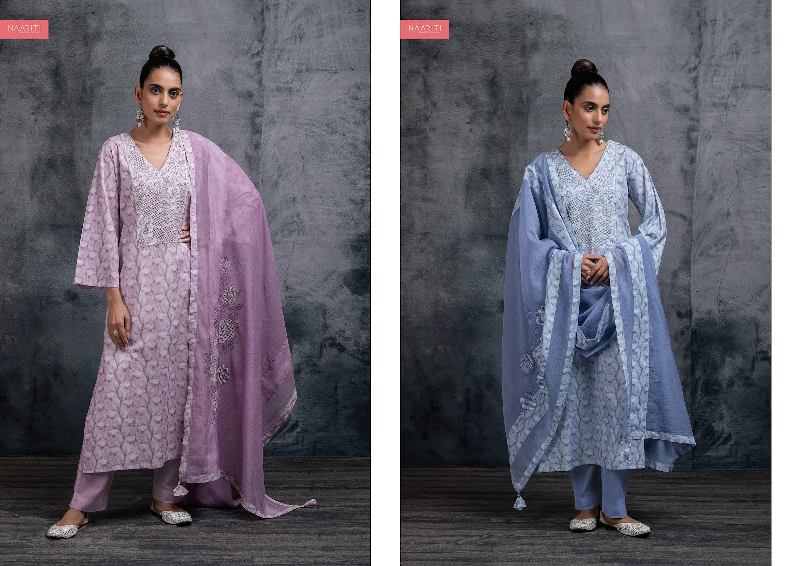 Vanka Naariti Cotton Pant Style Suits Manufacturer Ahmedabad