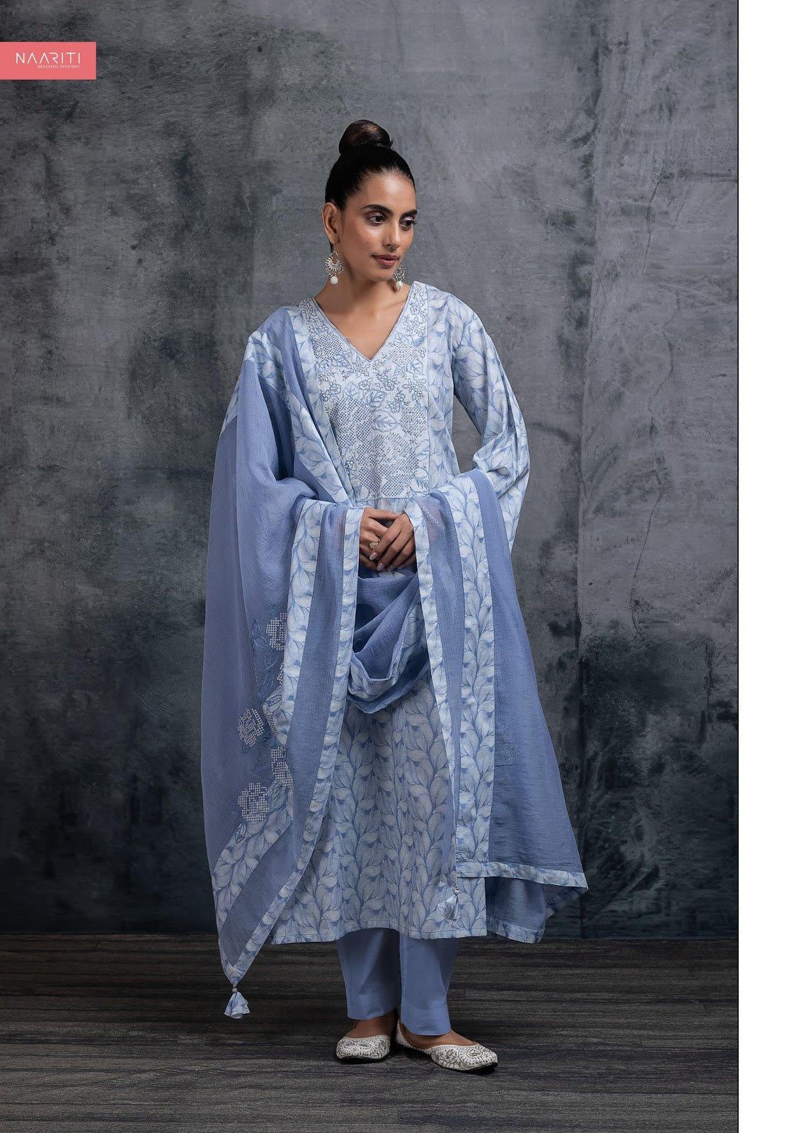 Vanka Naariti Cotton Pant Style Suits Manufacturer Ahmedabad