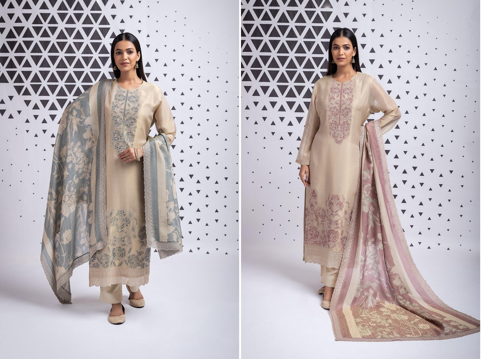 Vannah Naariti Tissue Pant Style Suits Manufacturer India