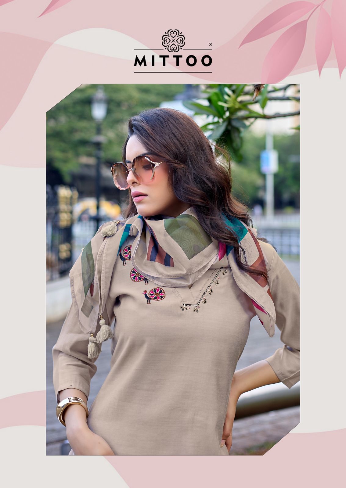 Vanshika Mittoo Roman Silk Readymade Plazzo Style Suits Exporter India
