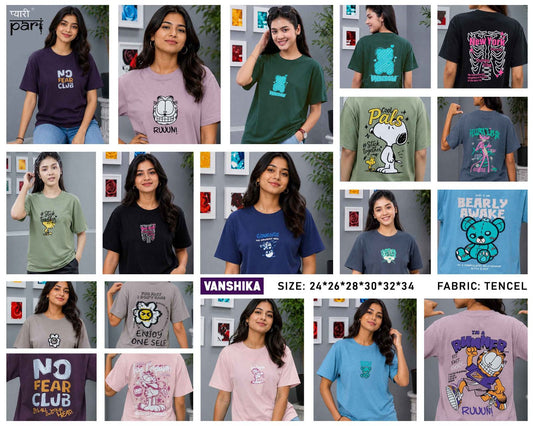 Vanshika Pyari Pari Lycra Tencil Girls Top Supplier India