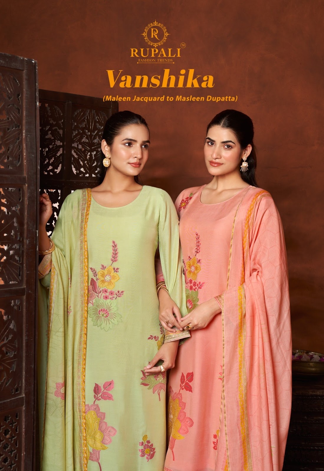 Vanshika Rupali Viscose Muslin Pant Style Suits Supplier Ahmedabad