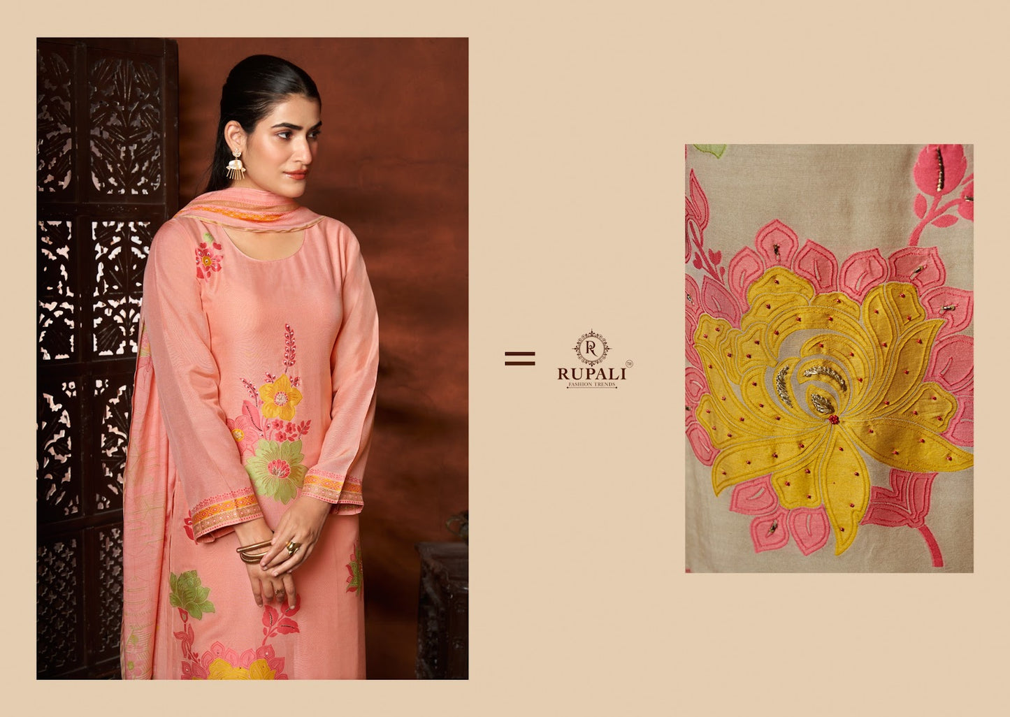 Vanshika Rupali Viscose Muslin Pant Style Suits Supplier Ahmedabad