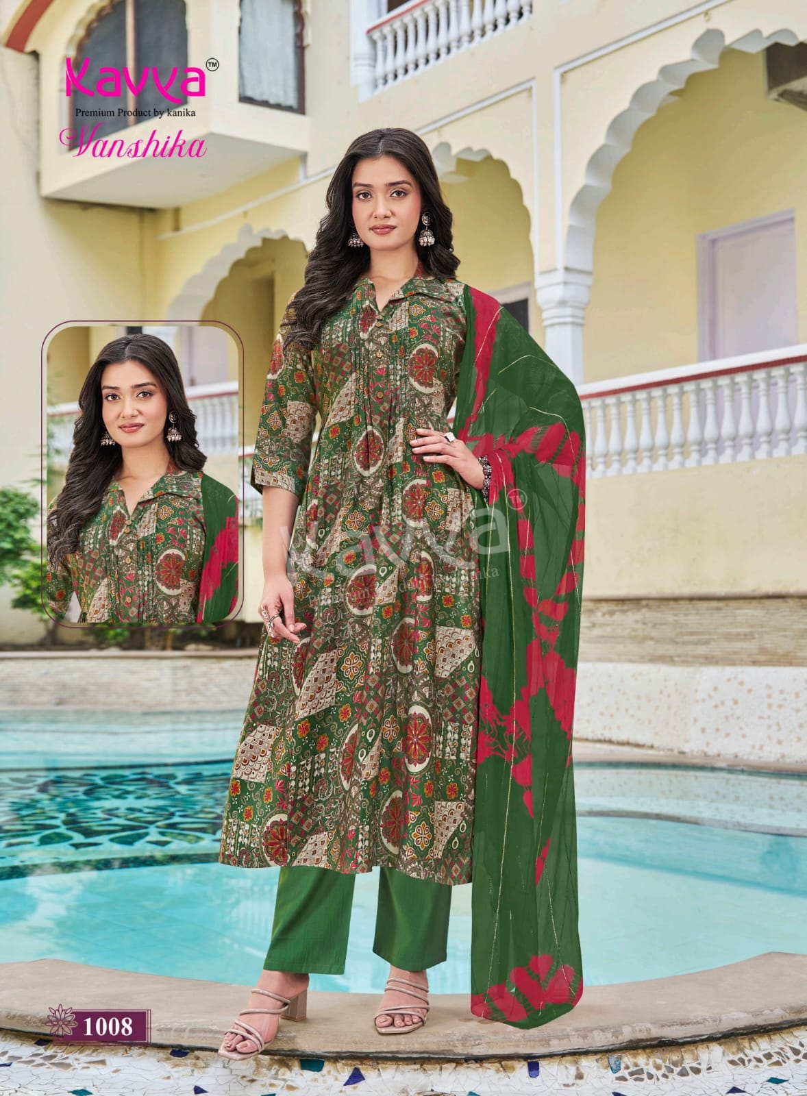 Vanshika Vol 1 Kavya Vetican Readymade Pant Style Suits Manufacturer Gujarat