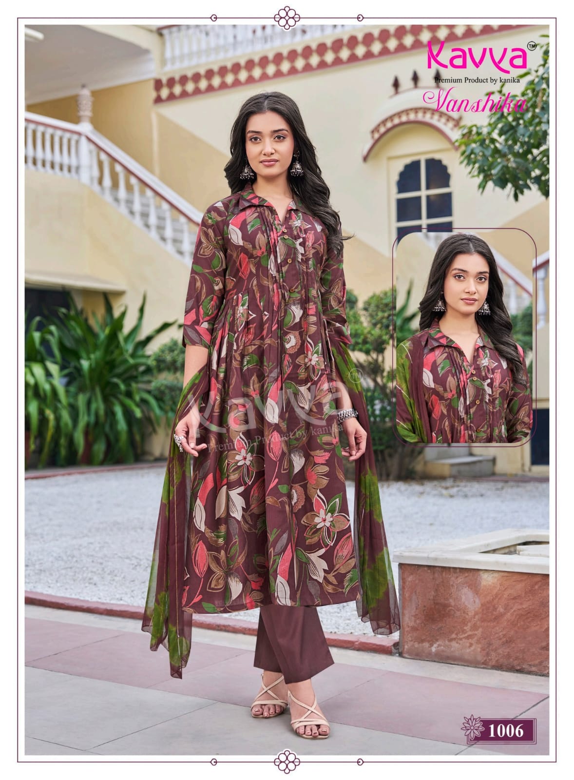 Vanshika Vol 1 Kavya Vetican Readymade Pant Style Suits Manufacturer Gujarat