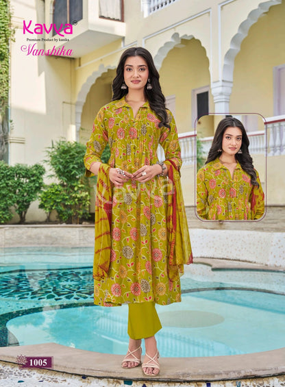 Vanshika Vol 1 Kavya Vetican Readymade Pant Style Suits Manufacturer Gujarat