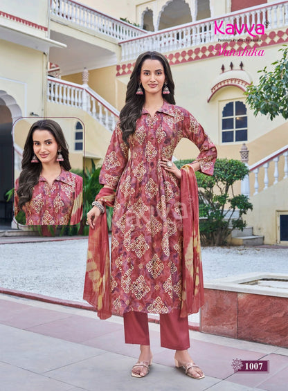 Vanshika Vol 1 Kavya Vetican Readymade Pant Style Suits Manufacturer Gujarat