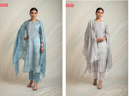 Vantara Naariti Muslin Pant Style Suits Supplier India