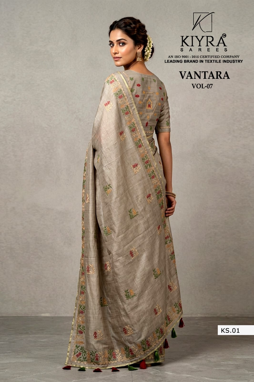 Vantara Vol 7 Kiyra Khadi Silk Sarees Supplier