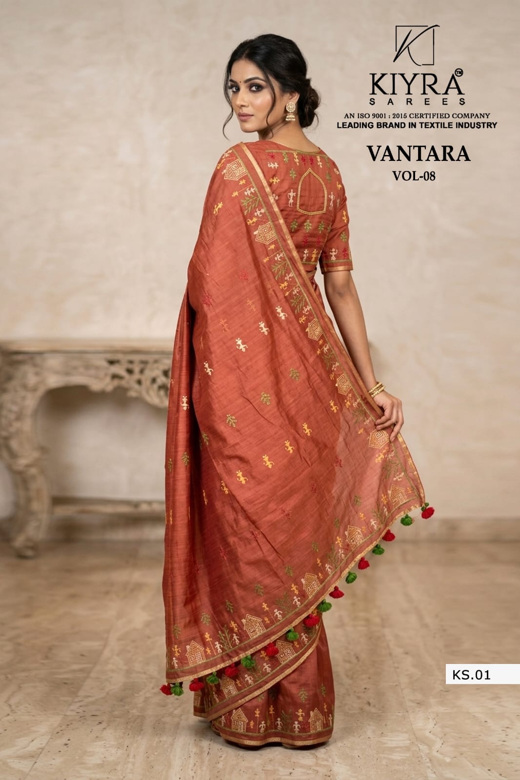 Vantara Vol 8 Kiyra Khadi Silk Sarees Manufacturer