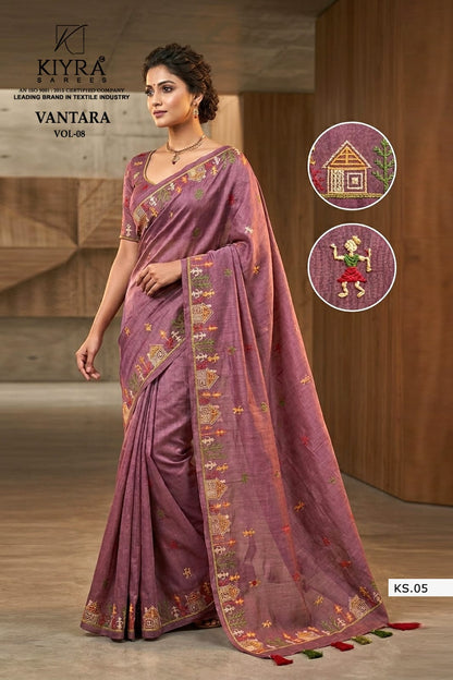 Vantara Vol 8 Kiyra Khadi Silk Sarees Manufacturer