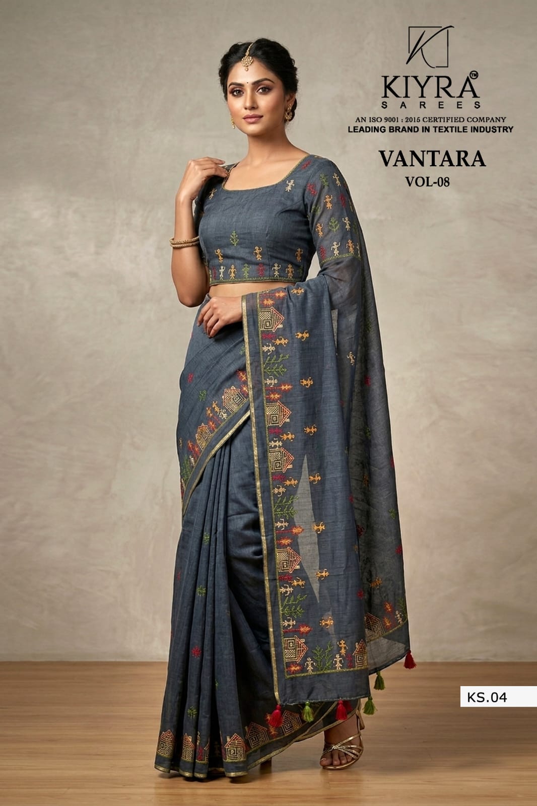 Vantara Vol 8 Kiyra Khadi Silk Sarees Manufacturer