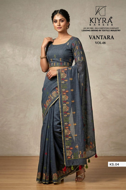 Vantara Vol 8 Kiyra Khadi Silk Sarees Manufacturer