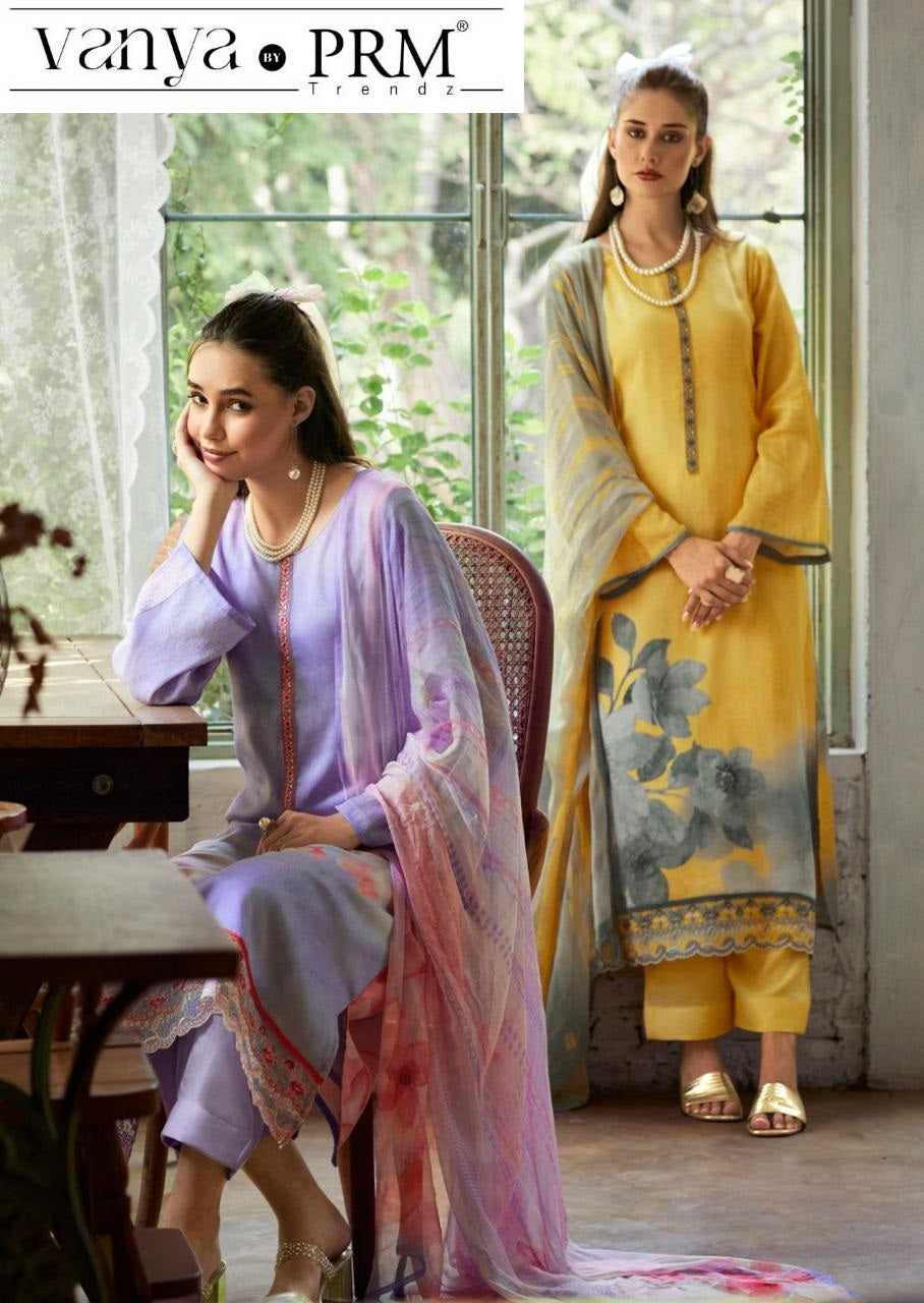 Vanya Prm Trendz Jam Cotton Pant Style Suits Wholesale Price