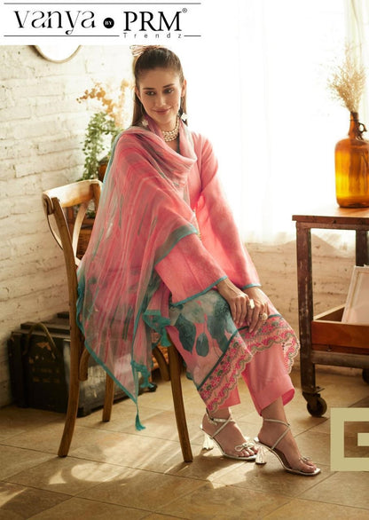 Vanya Prm Trendz Jam Cotton Pant Style Suits Wholesale Price