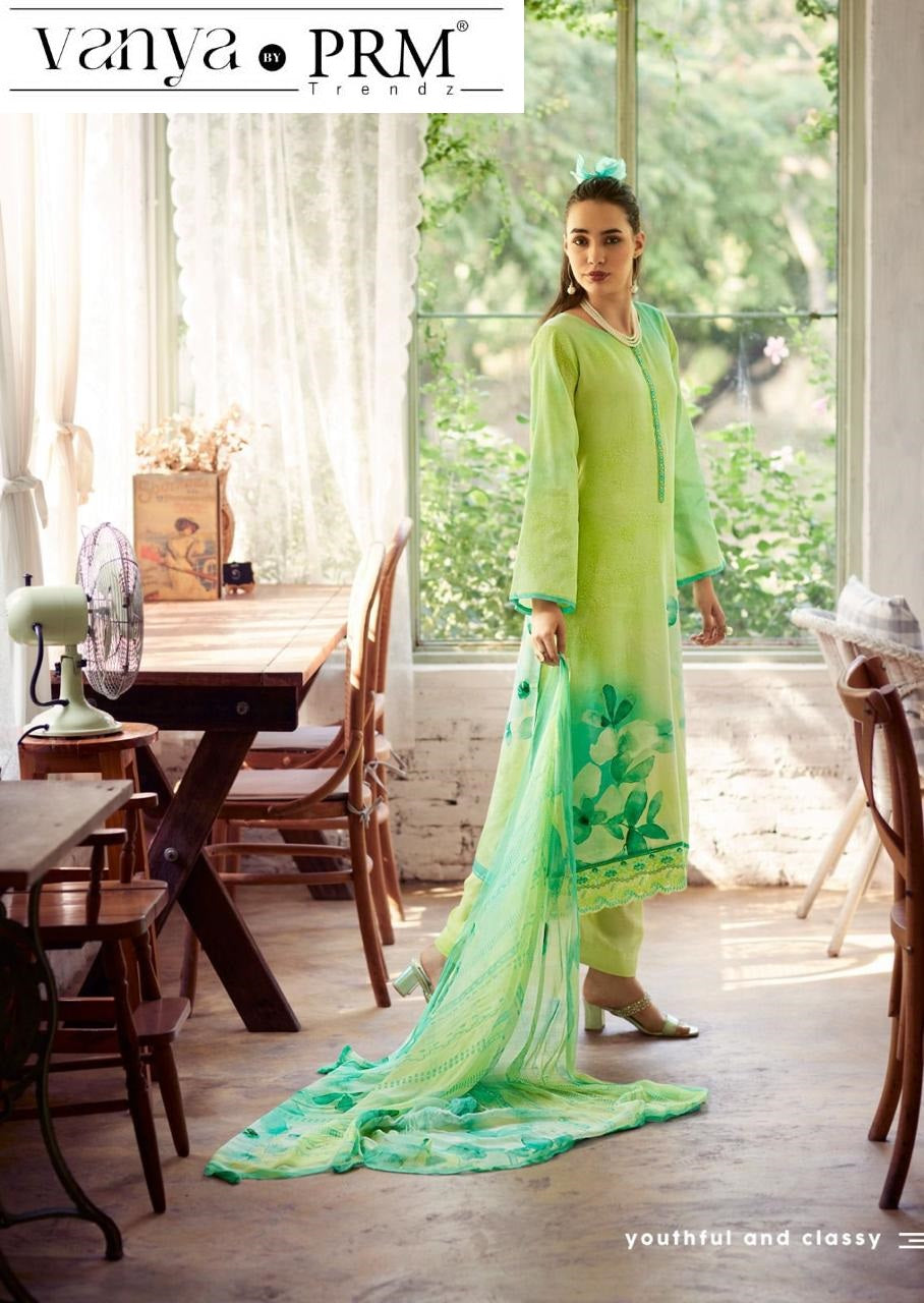 Vanya Prm Trendz Jam Cotton Pant Style Suits Wholesale Price