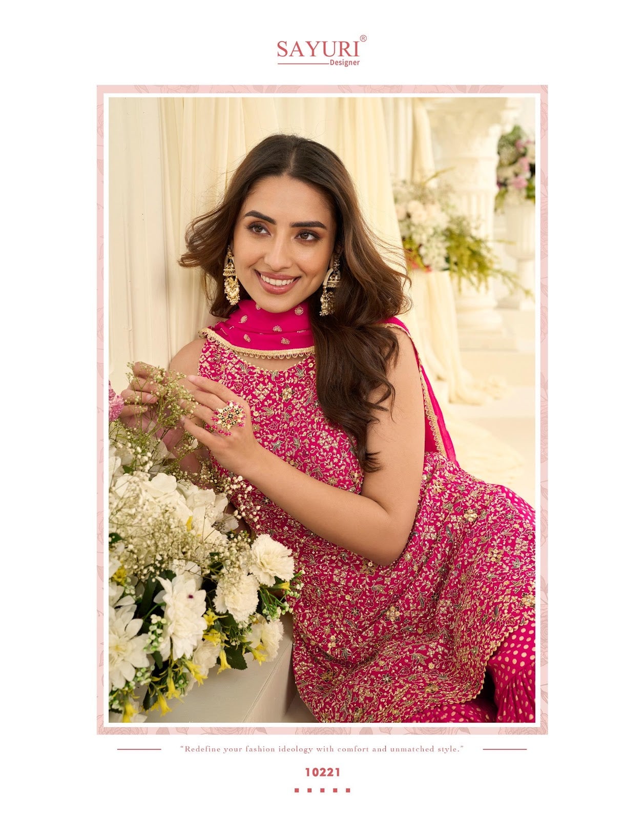 Vanya Sayuri Georgette Readymade Sharara Suits Supplier Gujarat