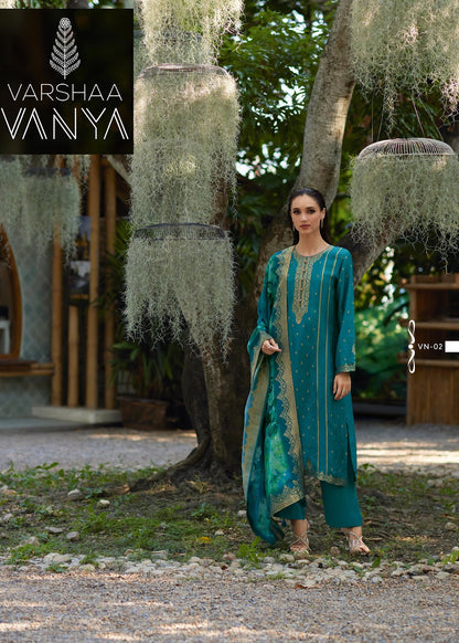 Vanya Varsha Fashions Viscose Pant Style Suits Wholesale Rate