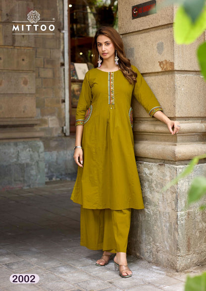 Vanyaa Mittoo Dhabu Cotton Kurti Plazzo Set Manufacturer Ahmedabad
