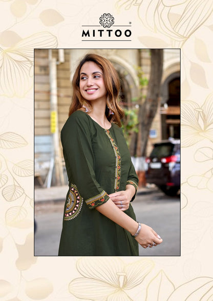 Vanyaa Mittoo Dhabu Cotton Kurti Plazzo Set Manufacturer Ahmedabad