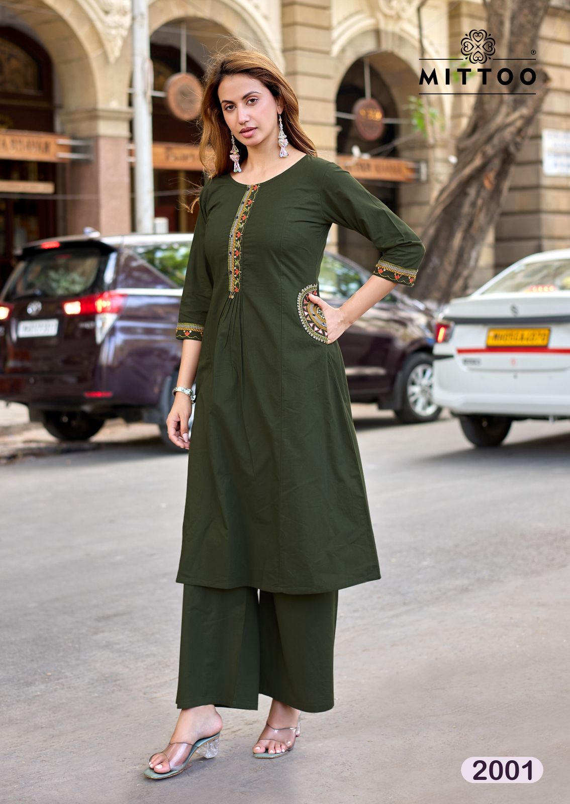 Vanyaa Mittoo Dhabu Cotton Kurti Plazzo Set Manufacturer Ahmedabad