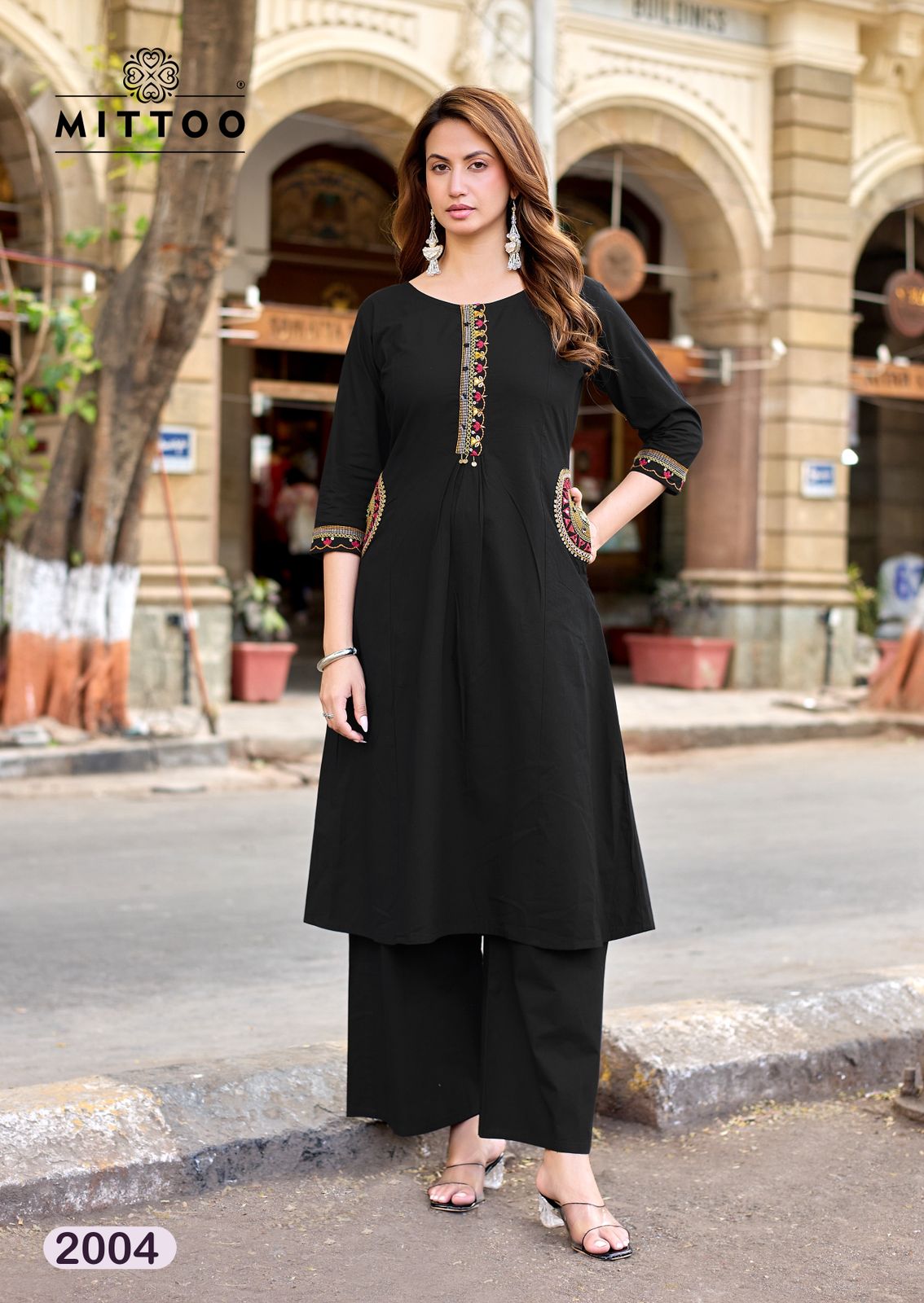 Vanyaa Mittoo Dhabu Cotton Kurti Plazzo Set Manufacturer Ahmedabad