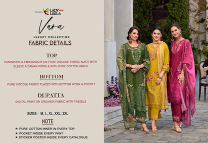 Vara Ladyleela Pure Viscose Readymade Suits Supplier Gujarat