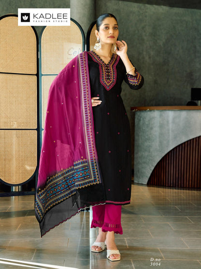 Vardan Kadlee Viscose Weaving Readymade Pant Style Suits Manufacturer Gujarat