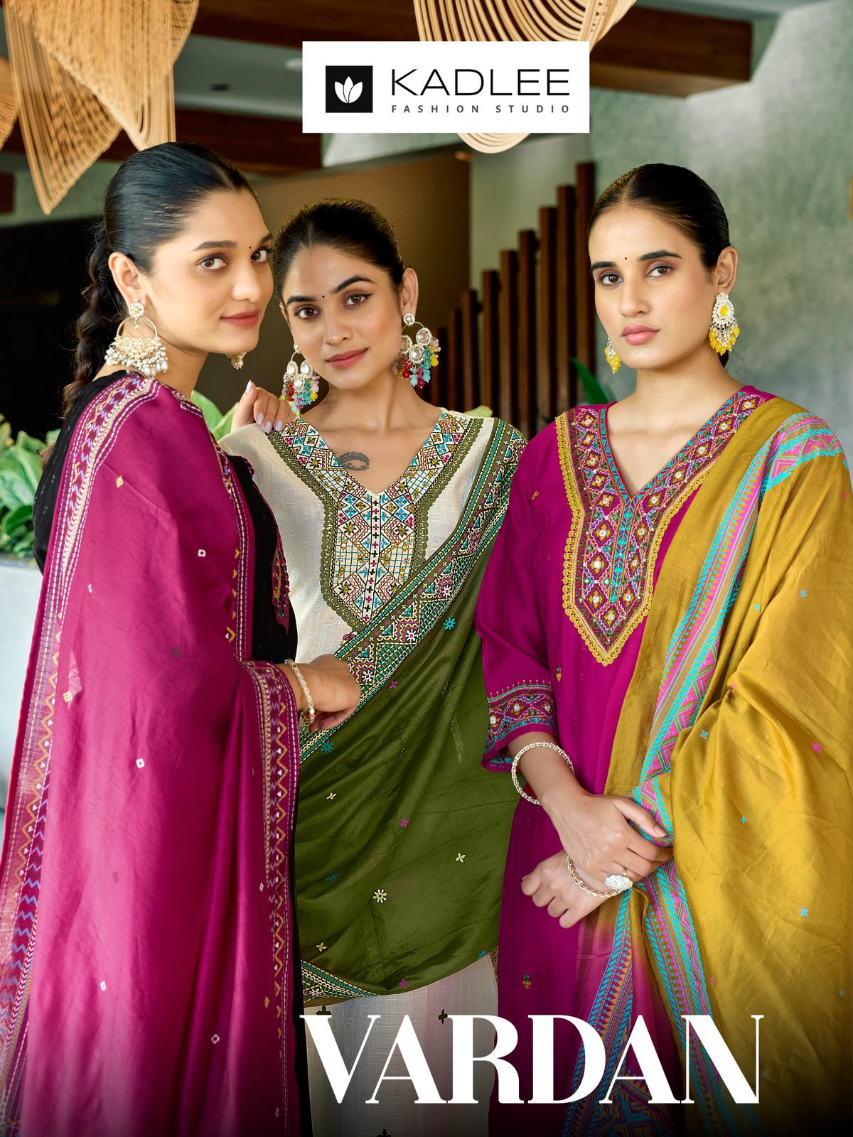 Vardan Kadlee Viscose Weaving Readymade Pant Style Suits Manufacturer Gujarat