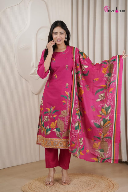 Vardani Series Dveeja Fashion Readymade Cotton Pant Suits Wholesale Price