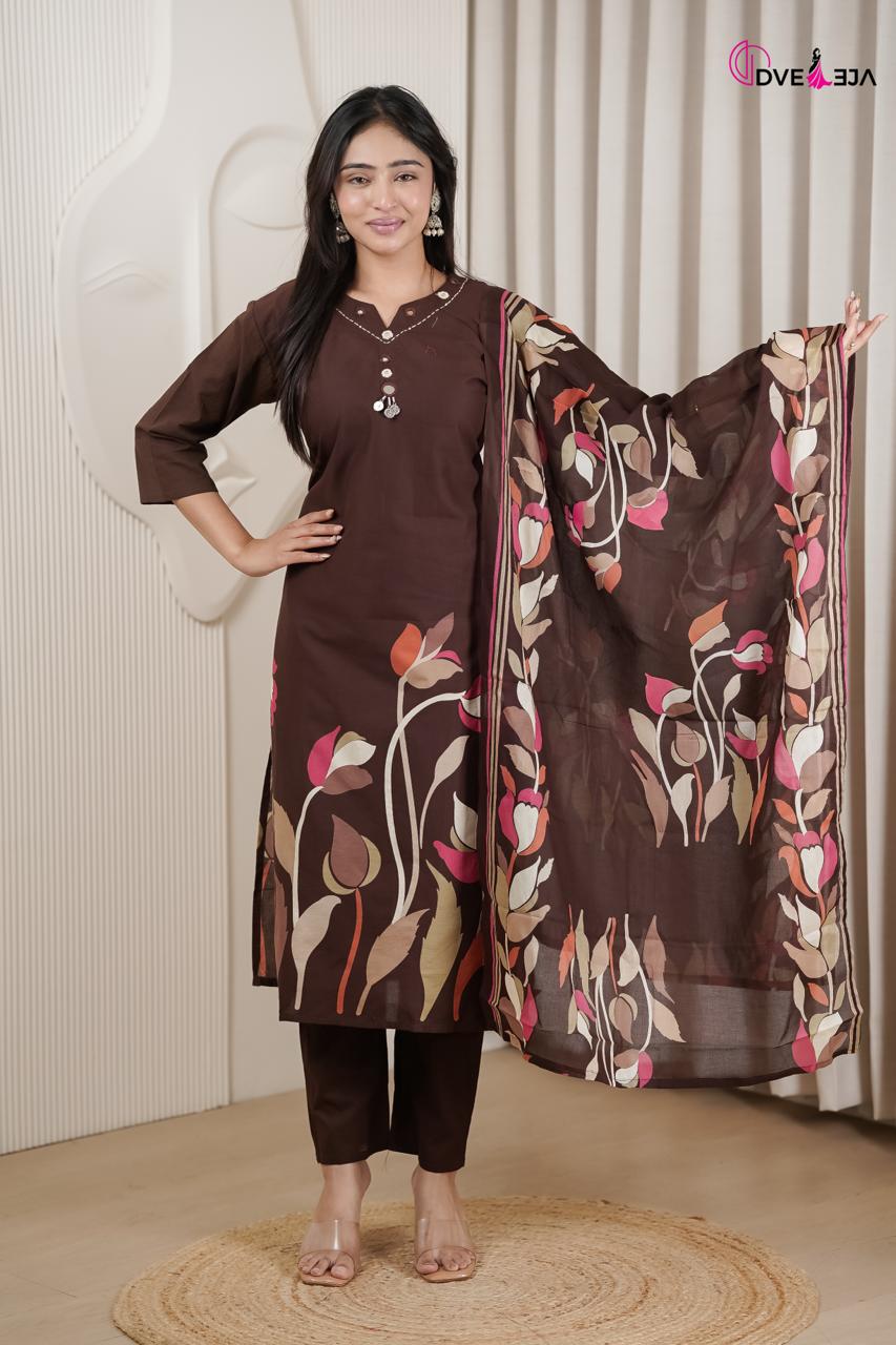 Vardani Series Dveeja Fashion Readymade Cotton Pant Suits Wholesale Price