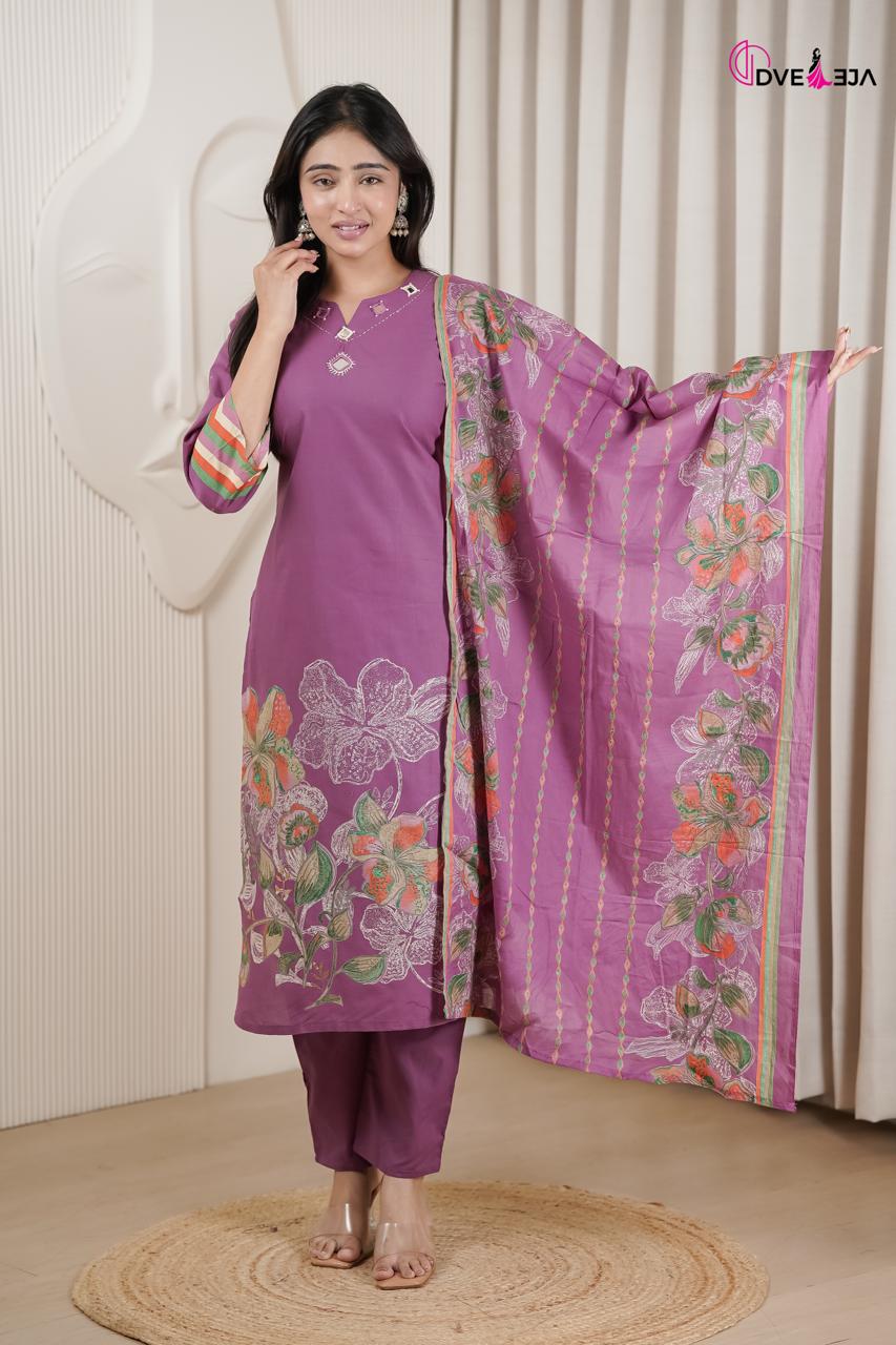 Vardani Series Dveeja Fashion Readymade Cotton Pant Suits Wholesale Price