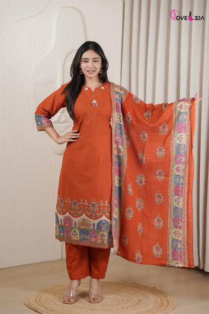 Vardani Series Dveeja Fashion Readymade Cotton Pant Suits Wholesale Price