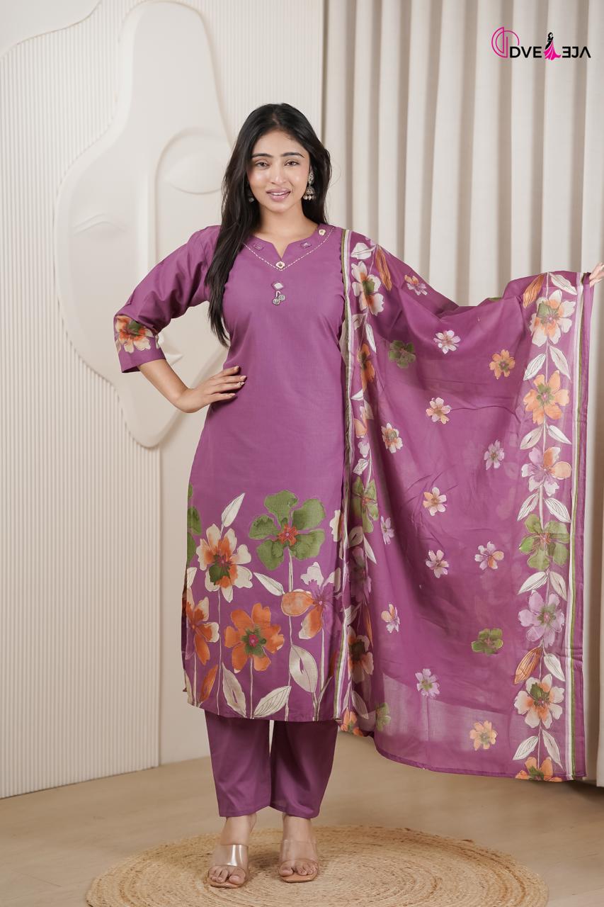 Vardani Series Dveeja Fashion Readymade Cotton Pant Suits Wholesale Price