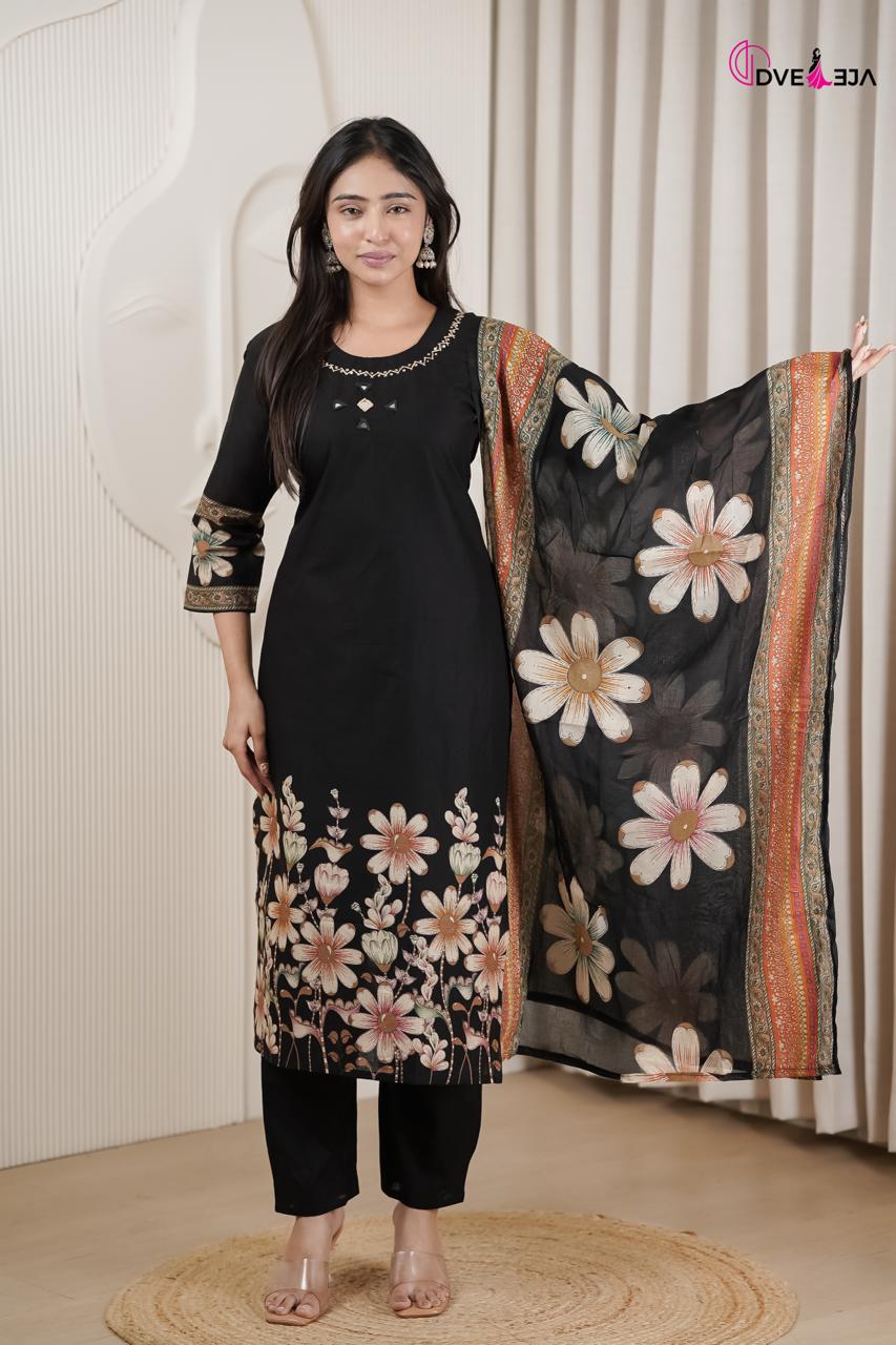 Vardani Series Dveeja Fashion Readymade Cotton Pant Suits Wholesale Price