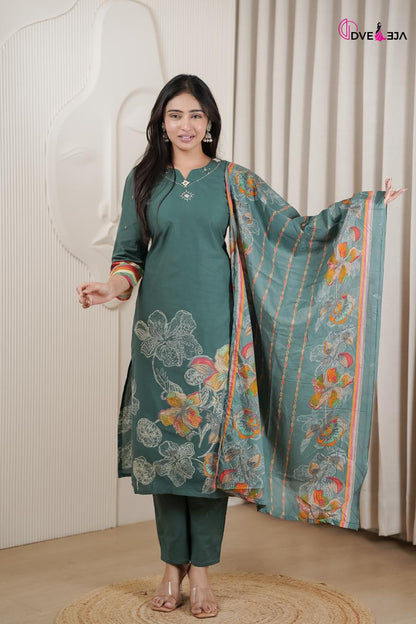 Vardani Series Dveeja Fashion Readymade Cotton Pant Suits Wholesale Price