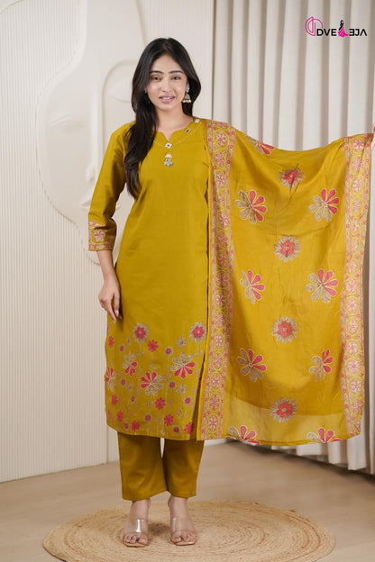 Vardani Series Dveeja Fashion Readymade Cotton Pant Suits Wholesale Price