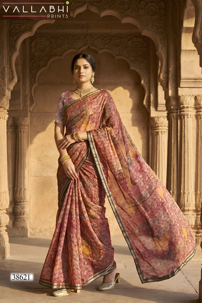 Vardani Vol 11 Vallabhi Prints Weightless Sarees Supplier