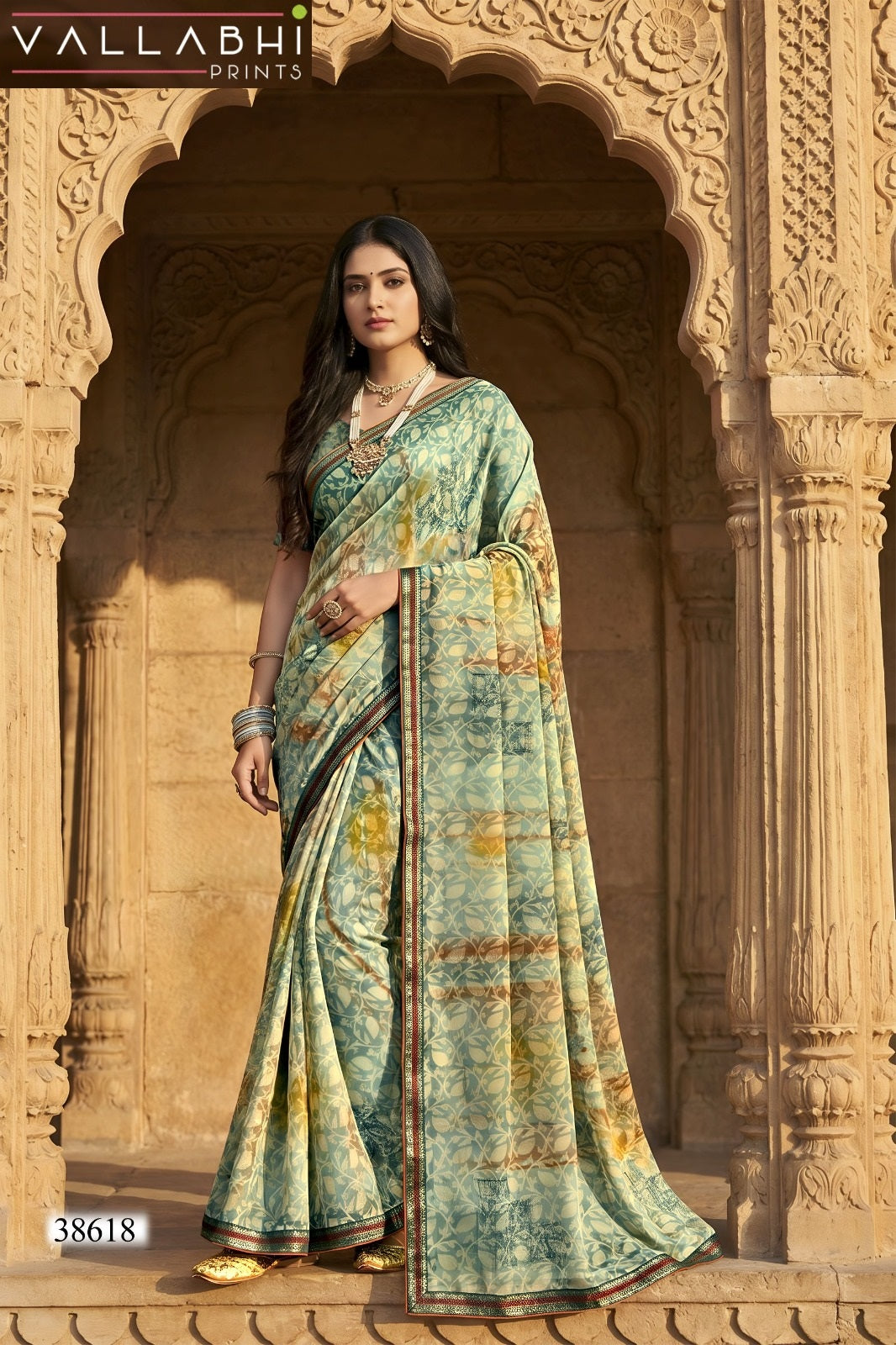 Vardani Vol 11 Vallabhi Prints Weightless Sarees Supplier
