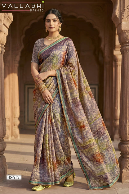 Vardani Vol 11 Vallabhi Prints Weightless Sarees Supplier