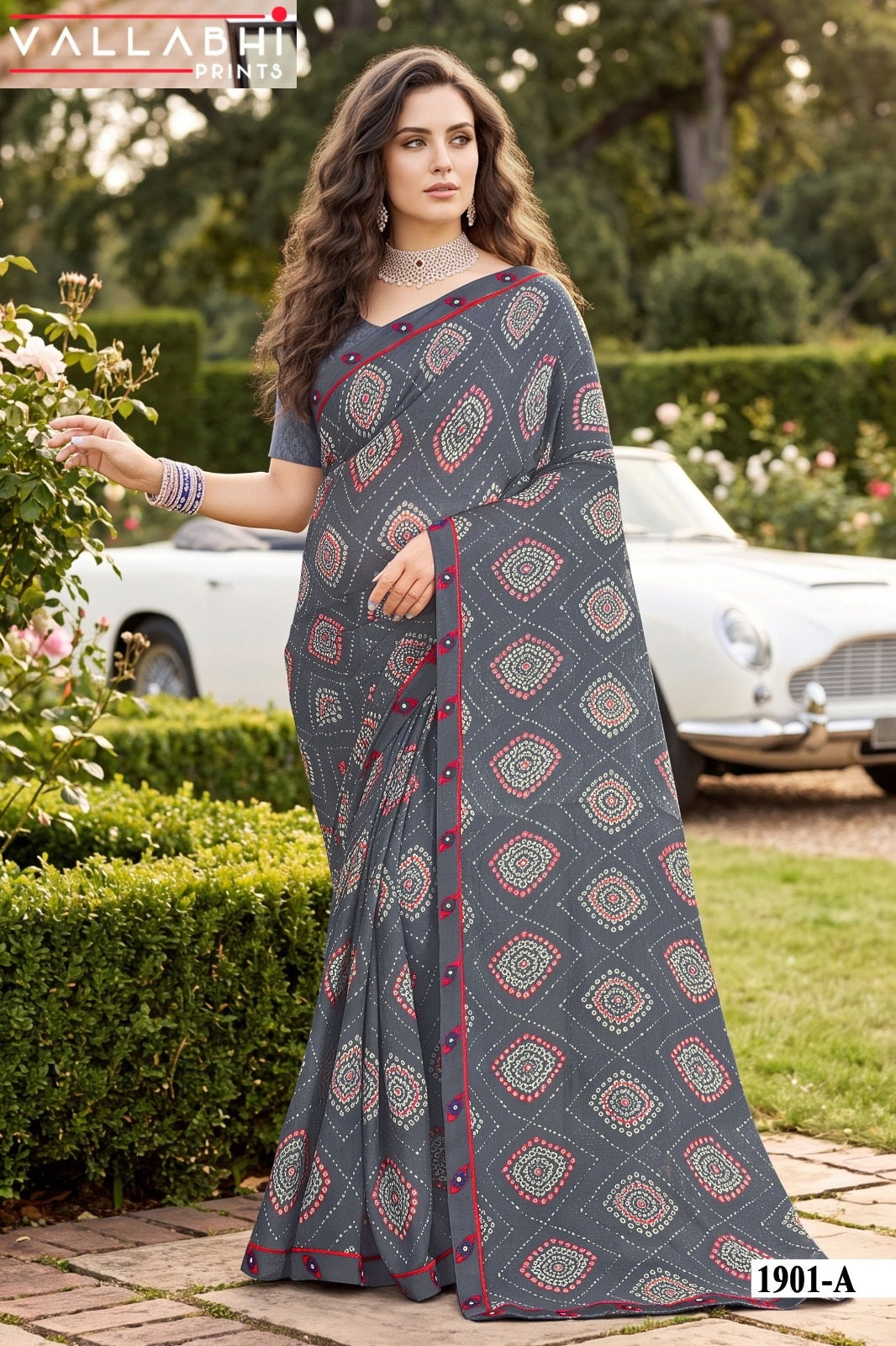Vardani Vol 19 Vallabhi Prints Weightless Sarees Wholesale Price