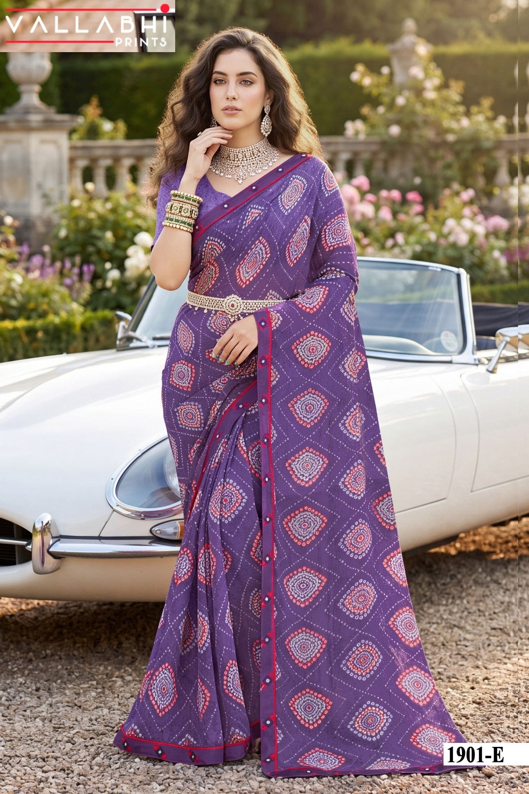 Vardani Vol 19 Vallabhi Prints Weightless Sarees Wholesale Price