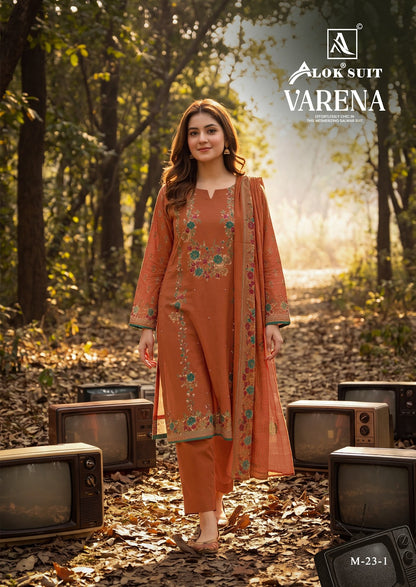 Varena Alok Modal Karachi Salwar Suits Exporter India